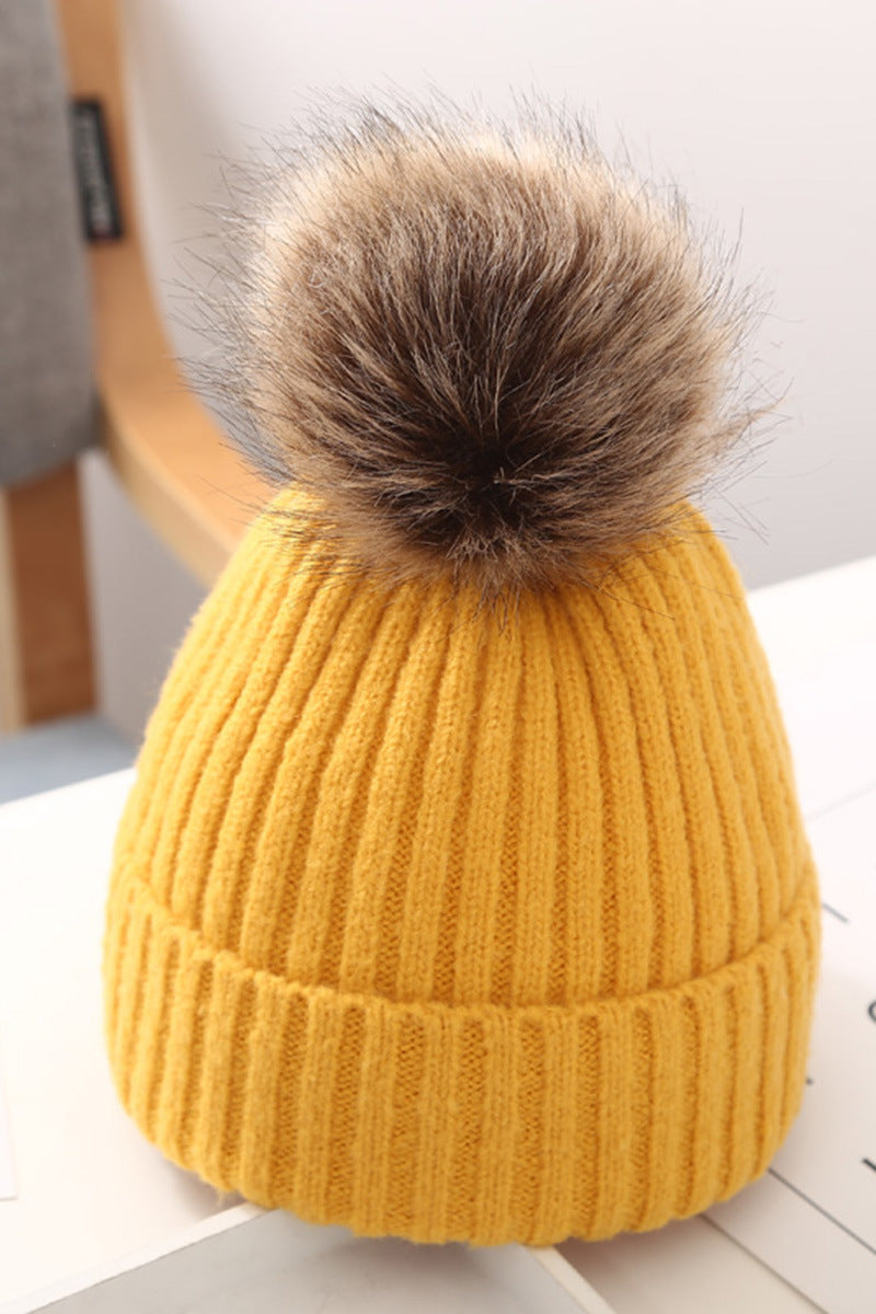 TheCapSpot - Woolen Cap Fur Stocking Cap