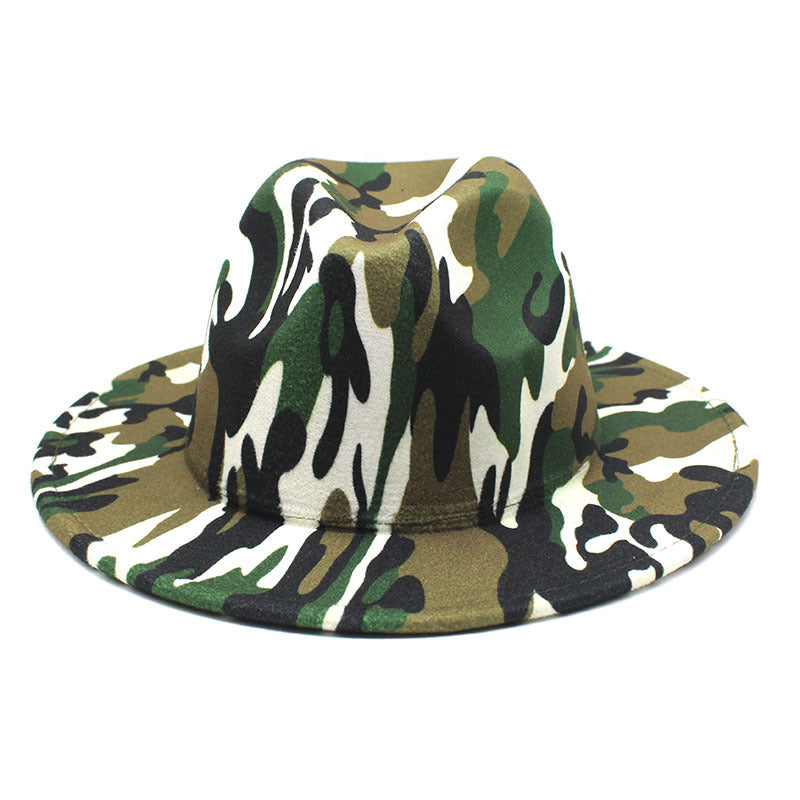 TheCapSpot - Leopard Print Woolen Top Hat