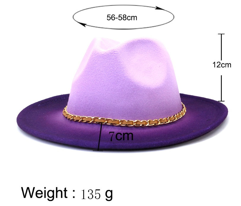 TheCapSpot -Painted Woolen Fedora