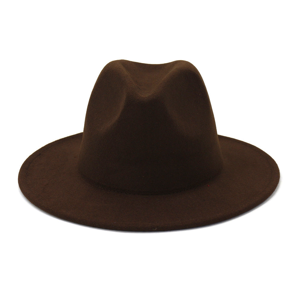 TheCapSpot - Flat Brim Fedora Hat
