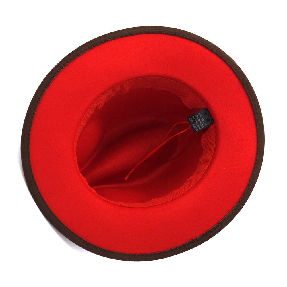 TheCapSpot - Flat Brim Fedora Hat