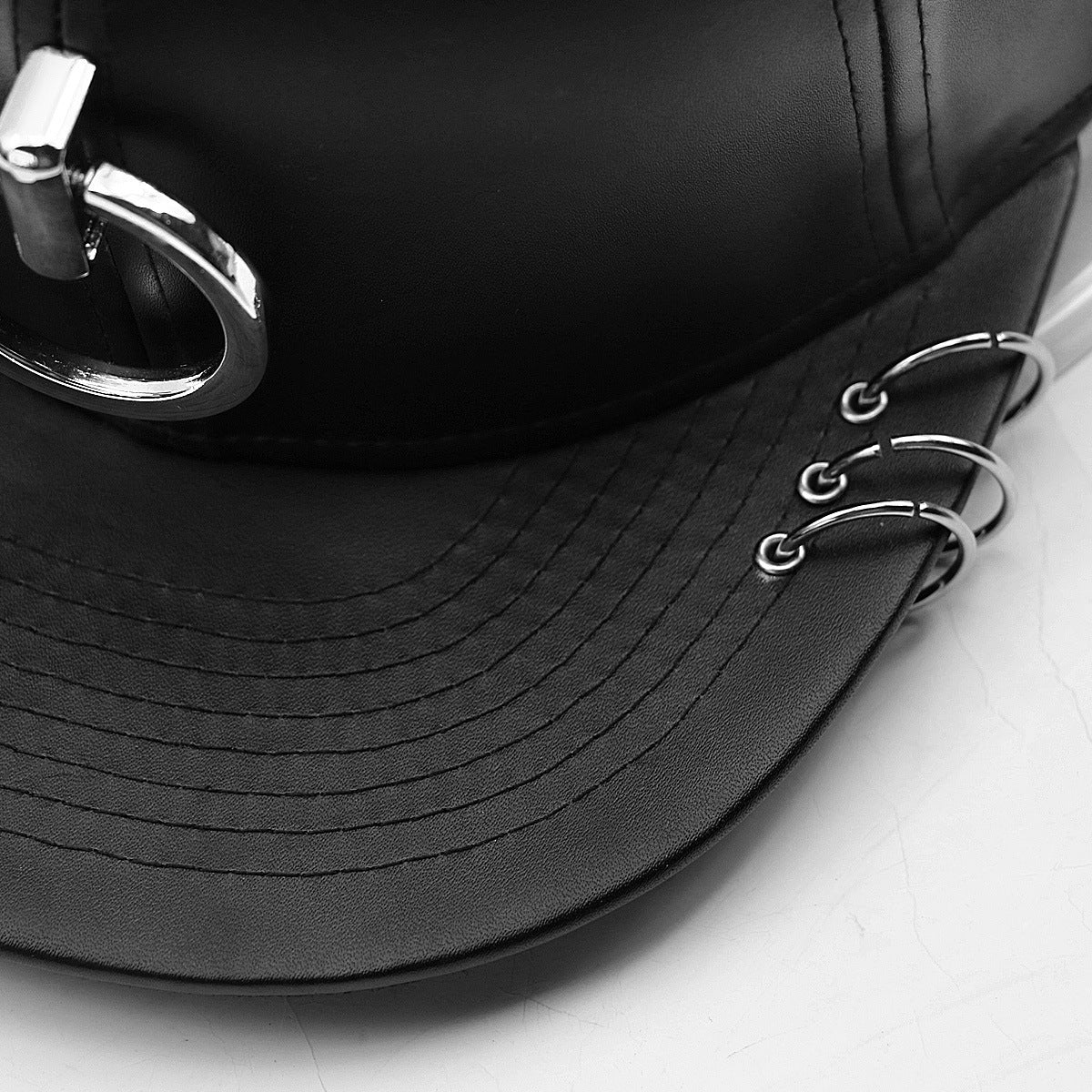 TheCapSpot - Leather Baseball Cap