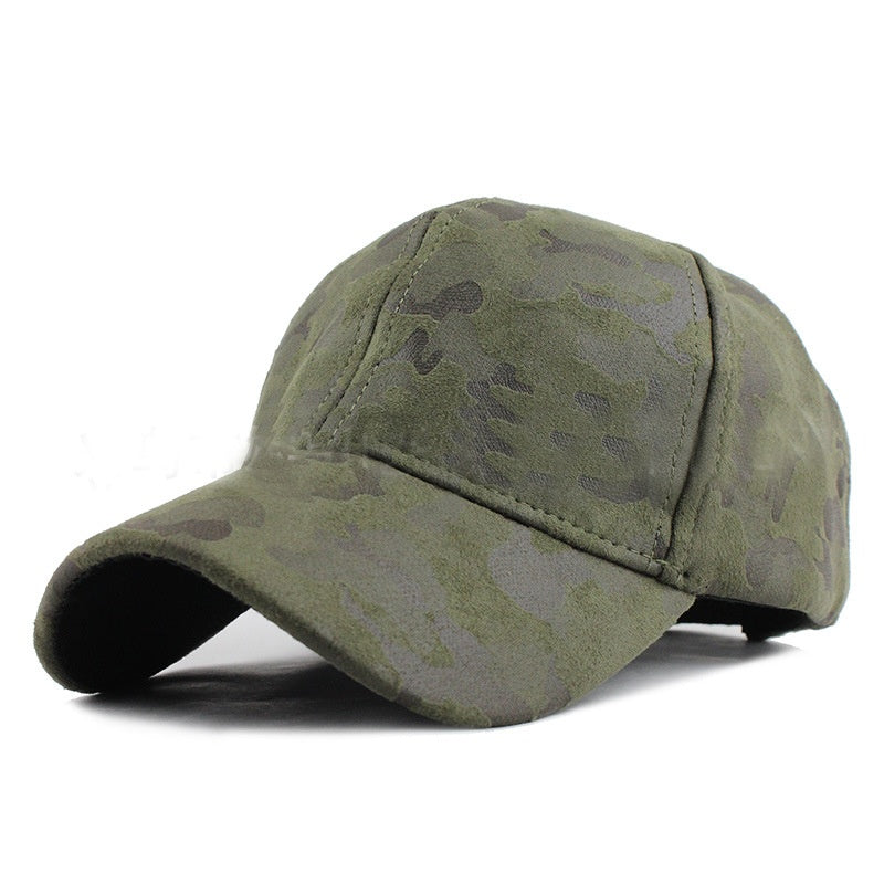 TheCapSpot - Camouflage suede cap