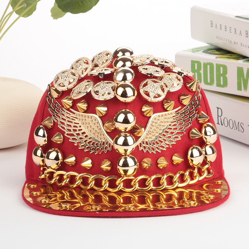TheCapSpot - Studded wings baseball cap