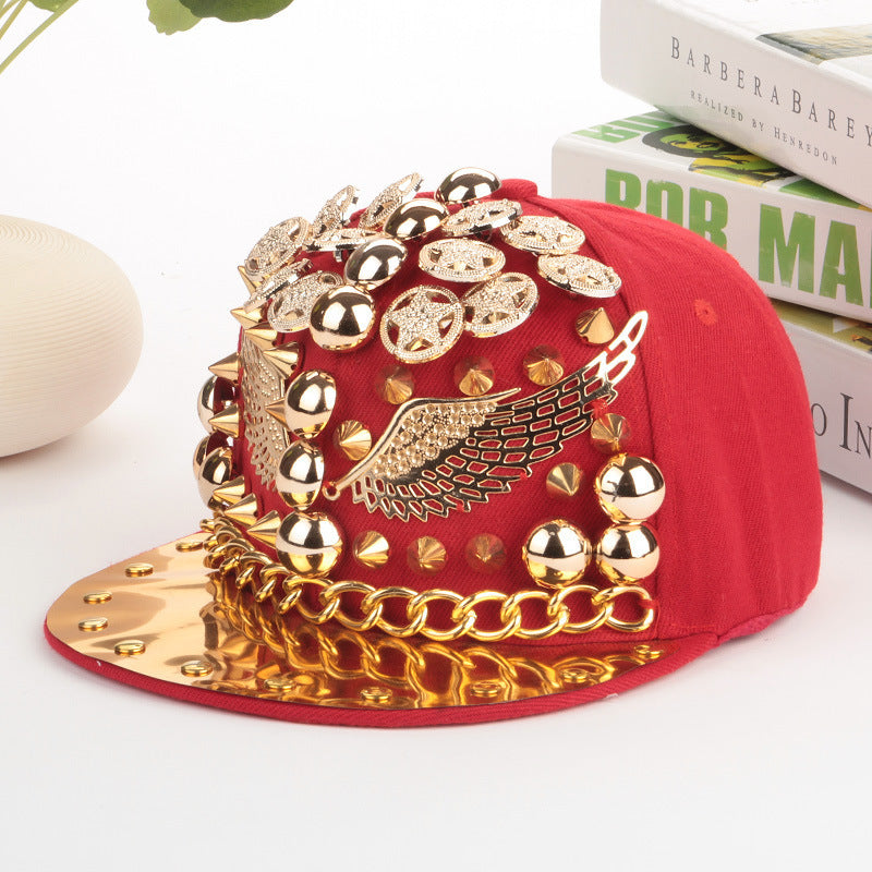 TheCapSpot - Studded wings baseball cap