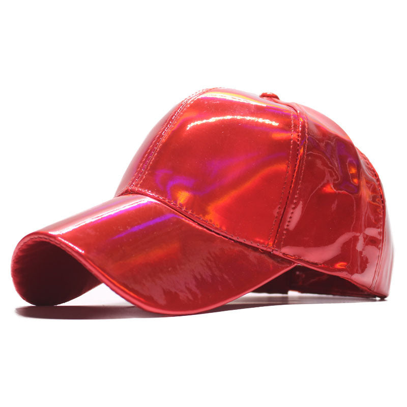 The CapSpot - Patent leather baseball cap