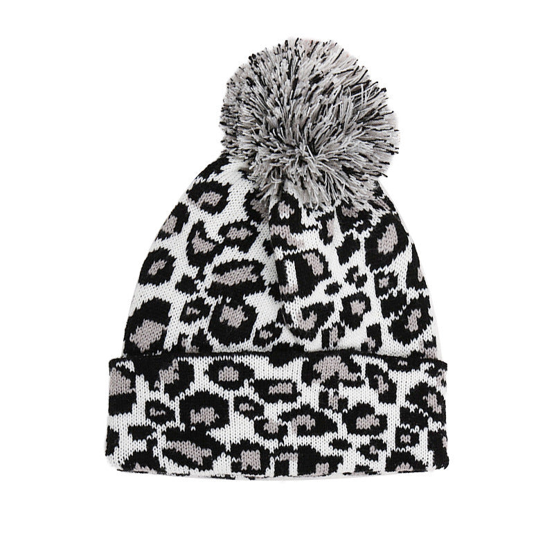 TheCapSpot - Women's Leopard Knit Hat