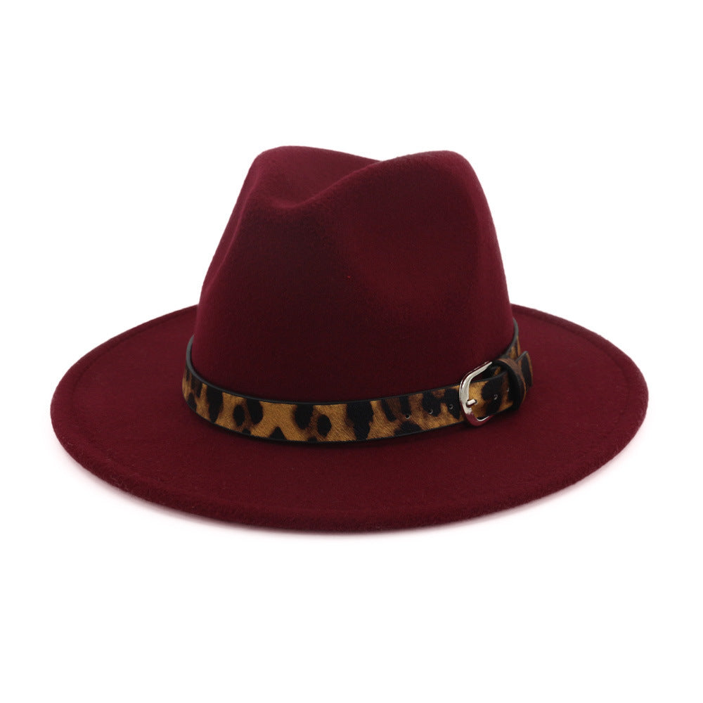 TheCapSpot - Calloway Fedora w/animal print band