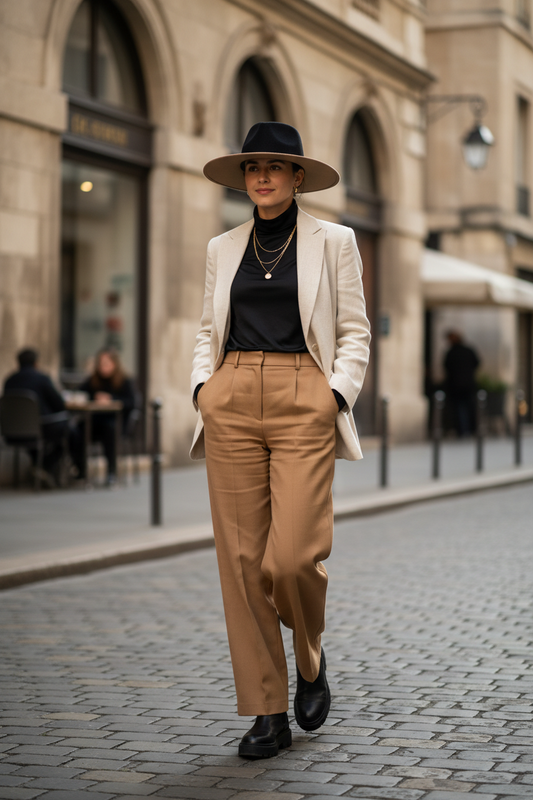 Hendrickson Solid Felt Fedora Hat