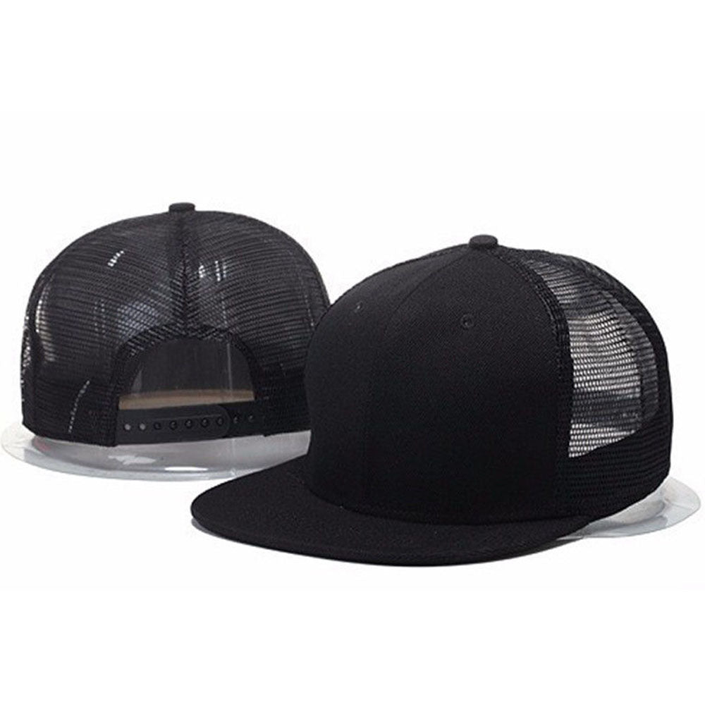 TheCapSpot - Adjustable Pure Color Casual Flat-brimmed Cap Hat