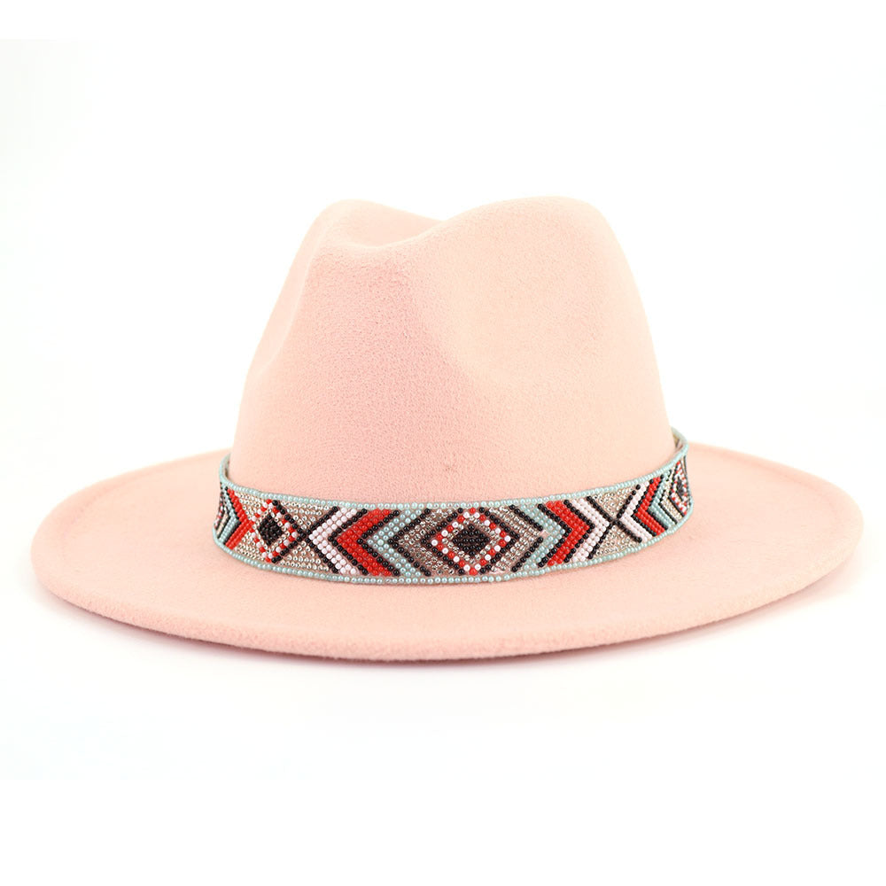 TheCapSpot - Blue Bead Jazz Hat