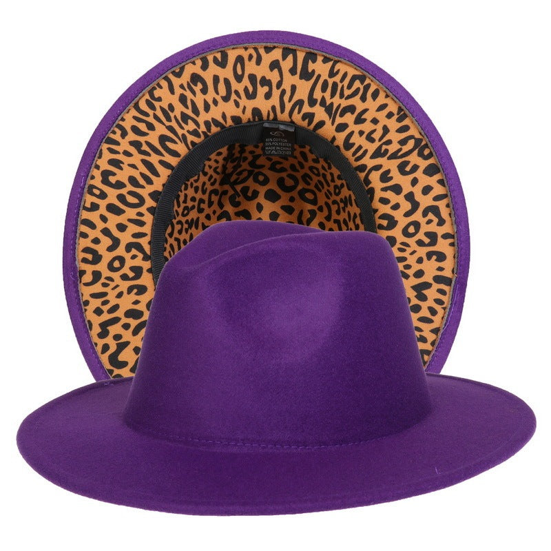 TheCapSpot - Leopard Print Fedora