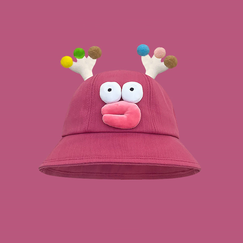 Spring And Summer Cute New Cartoon Frog Fisherman Hat