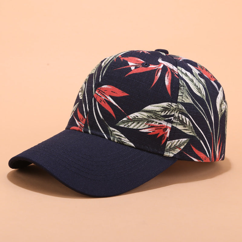 Printed Baseball Cap Trendy Lady