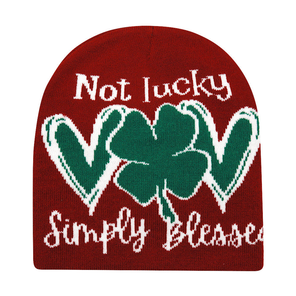 TheCapSpot - Letter Knitted Stocking Cap