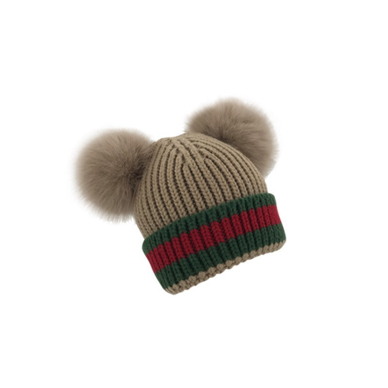 Korean knitted wool hat