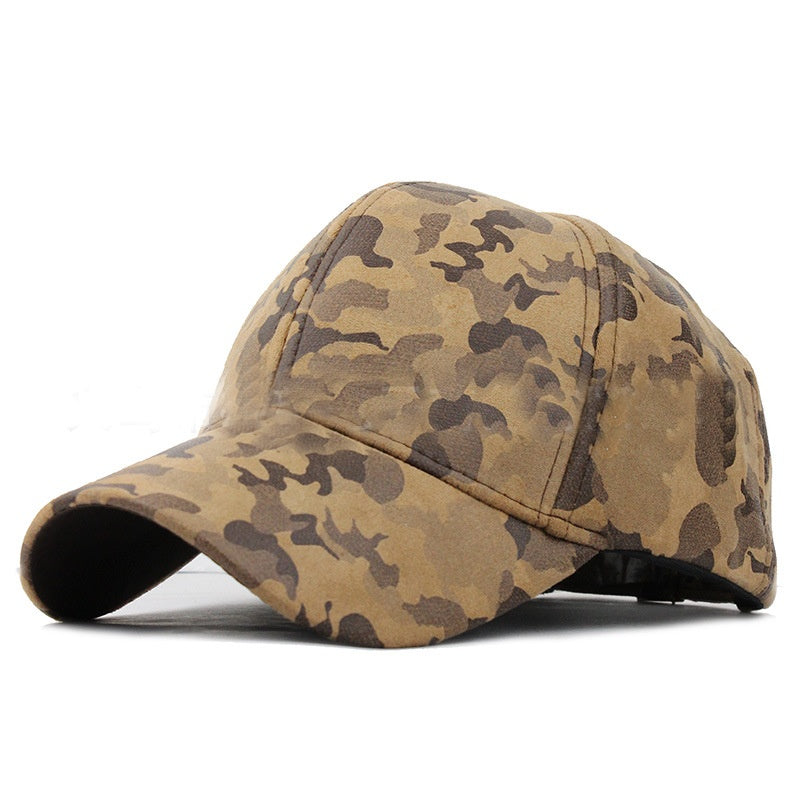 TheCapSpot - Camouflage suede cap
