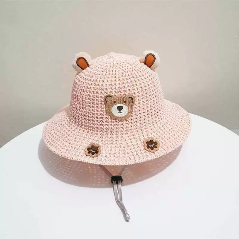 TheCapspot -Bear Sun-proof Straw Hat Baby