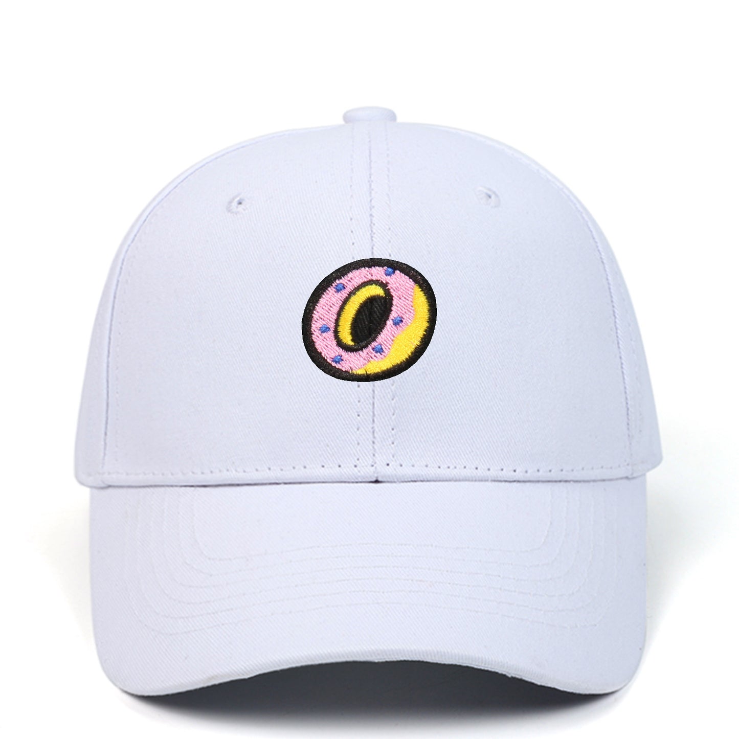 TheCapSpot - Embroidered Cotton Baseball Cap Fashion Donut Hat