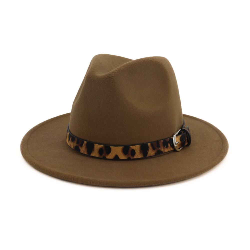 TheCapSpot - Fedora leopard print