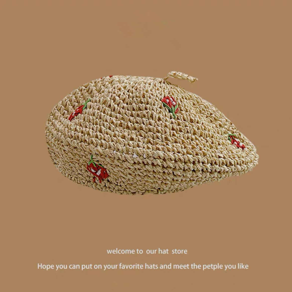 TheCapSpot - Woven Straw Bucket Hat