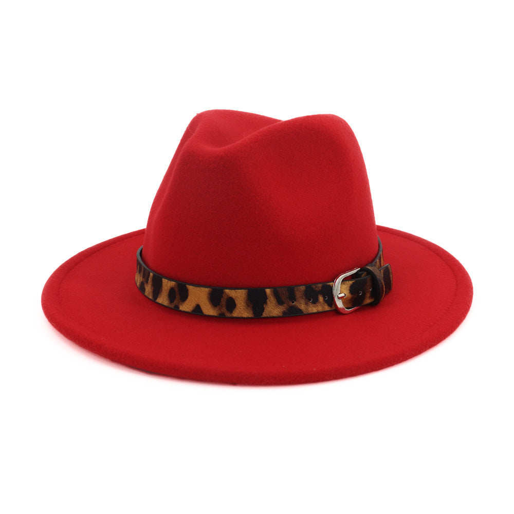 TheCapSpot - Fedora leopard print
