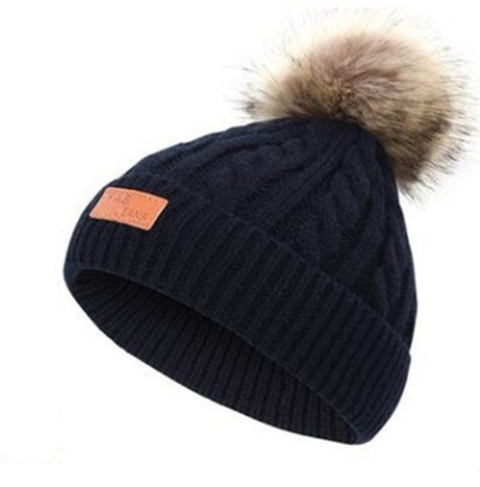 The CapSpot - Fur Ball Stocking Cap