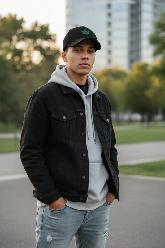 Green Leaf Baseball Cap