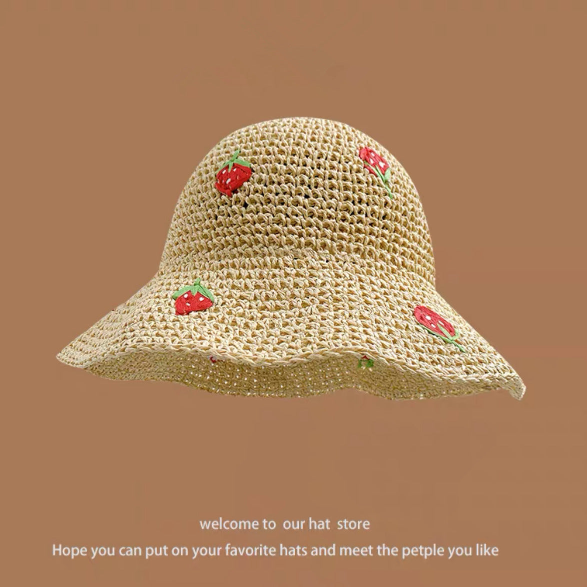 TheCapSpot - Woven Straw Bucket Hat