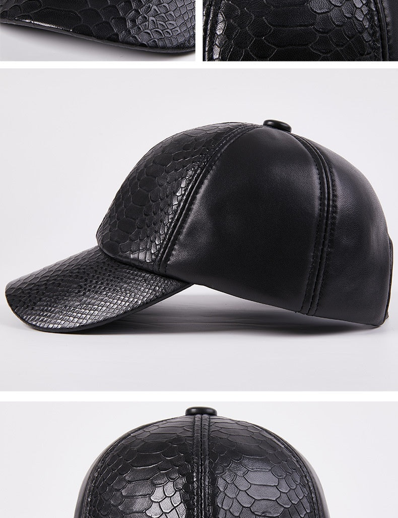 TheCapSpot - Leather Textured Cap