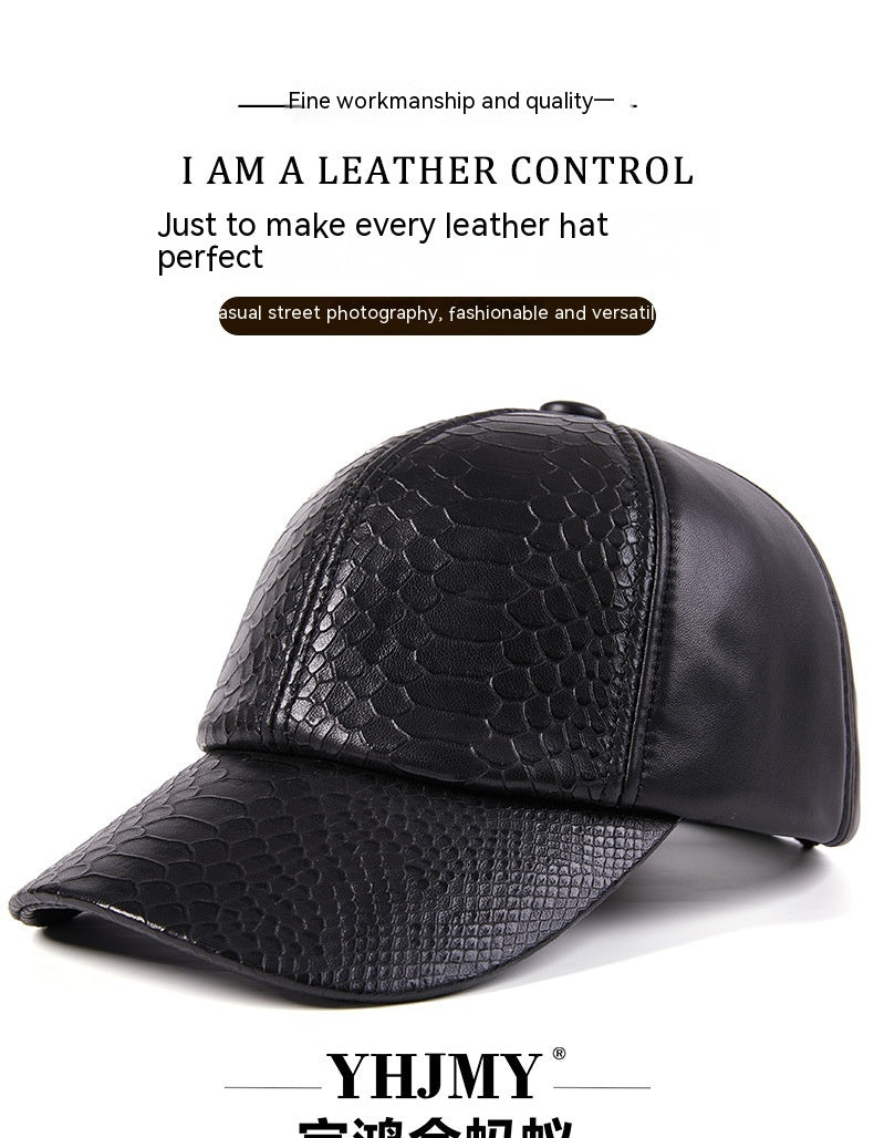 TheCapSpot - Leather Textured Cap