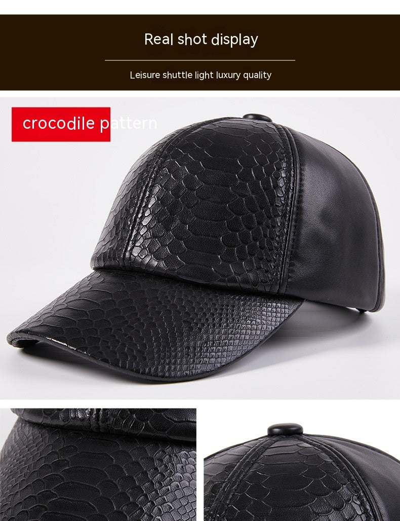 TheCapSpot - Leather Textured Cap