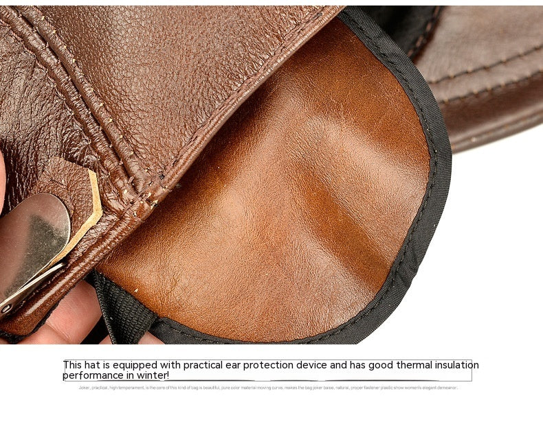 TheCapSpot - Genuine Leather Baseball Cap