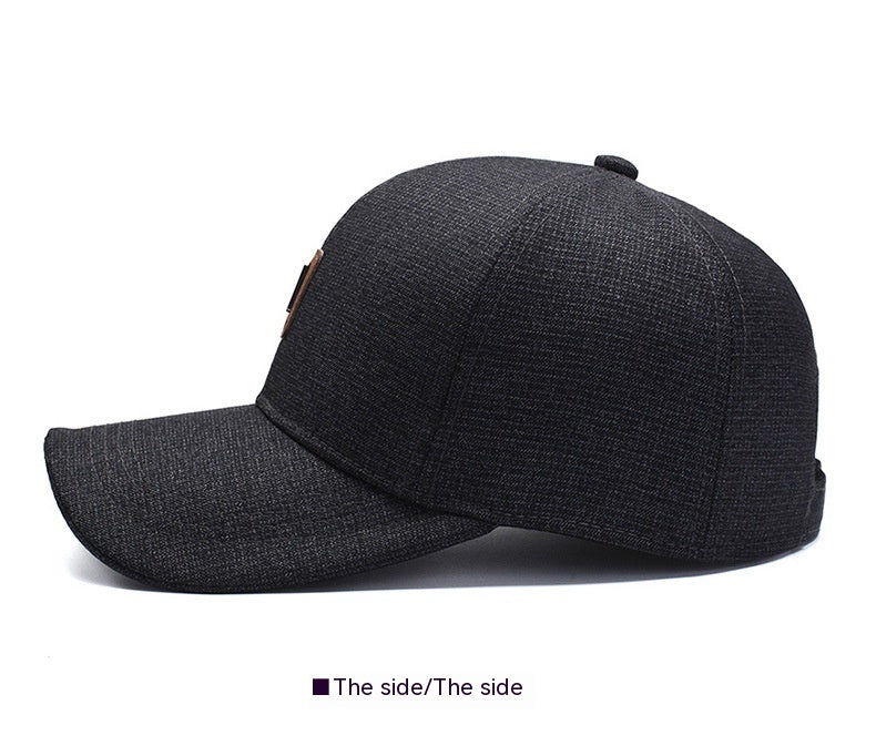Hat Men's Fashion Plaid Casual Baseball Cap Women's