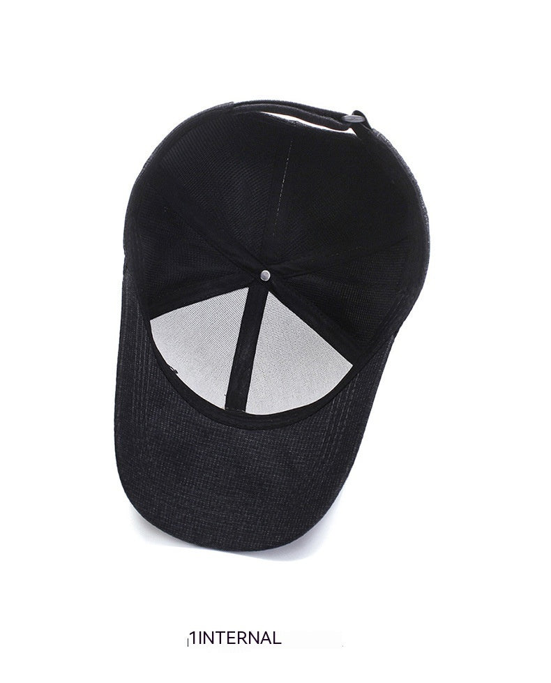 Hat Men's Fashion Plaid Casual Baseball Cap Women's