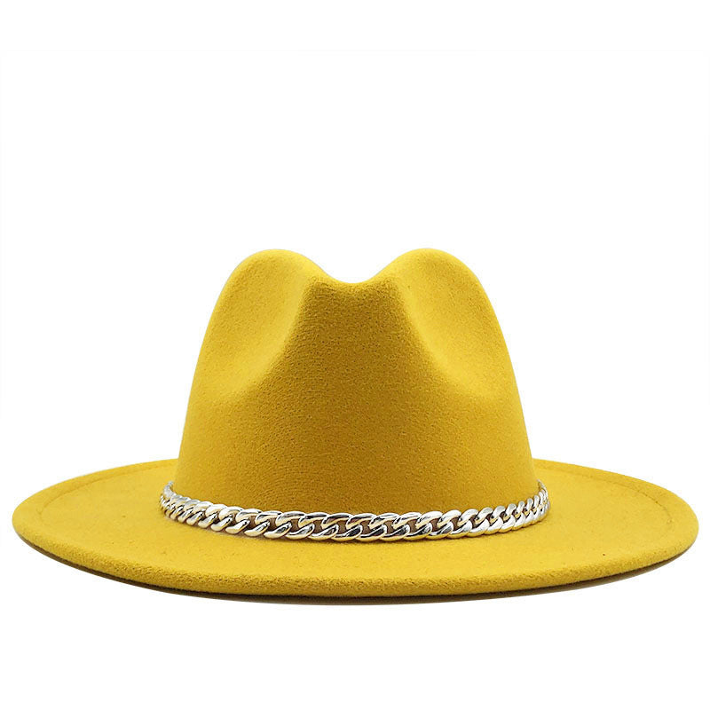 TheCapspot - Littleton Cashmere Fedora w/chain