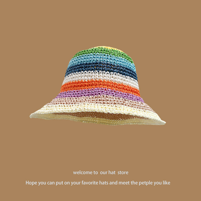 TheCapSpot - Woven Straw Bucket Hat