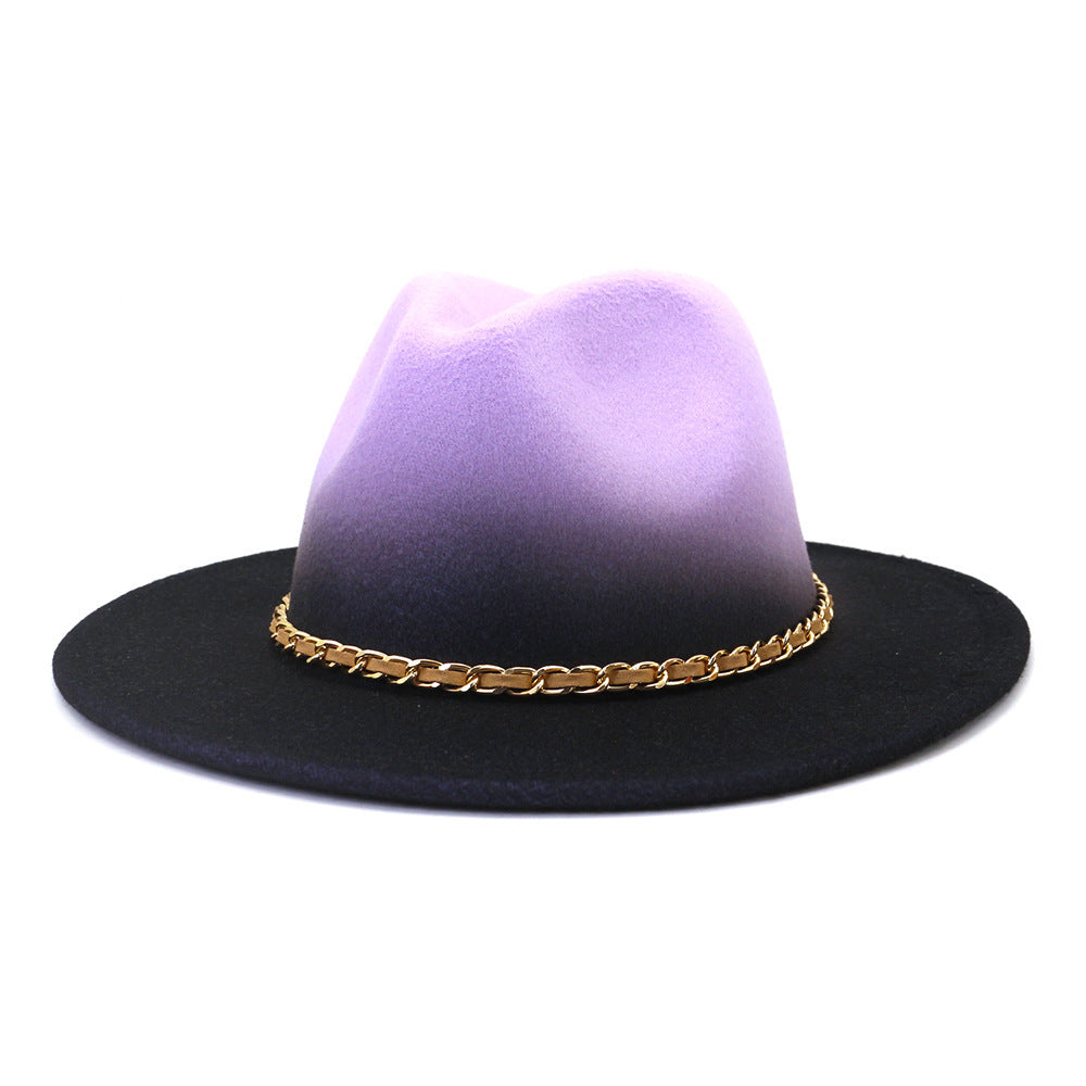 TheCapSpot -Painted Woolen Fedora