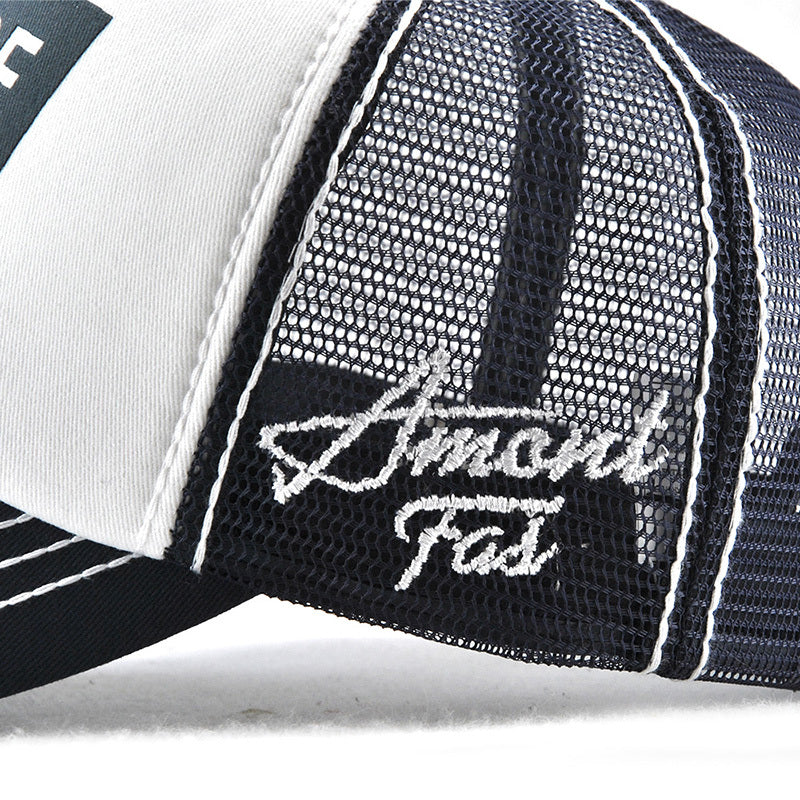 TheCapSpot - Letter Net Cap Baseball Cap