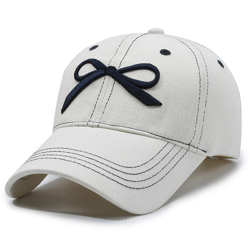 TheCapSpot - Bowknot Peaked Cap