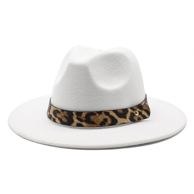 TheCapSpot - Leopard Print Big Brim Hat