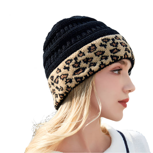 TheCapSpot - Tarver Leopard Print Stocking Cap