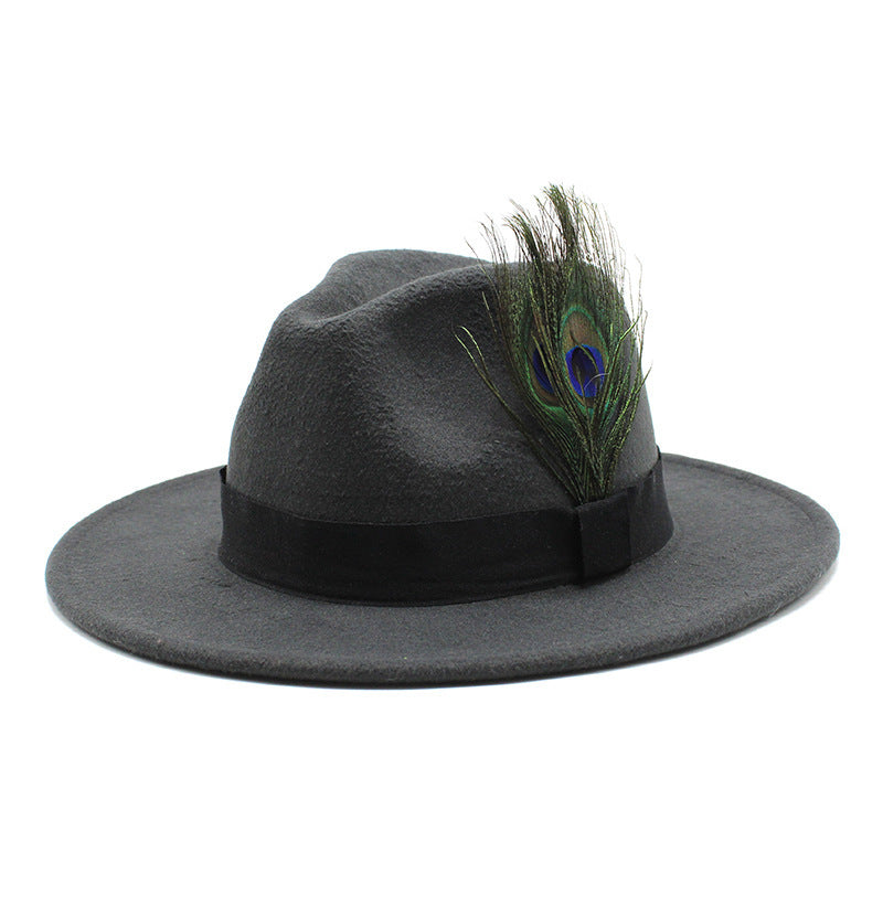 The CapSpot - Peacock Feather Sun Hat