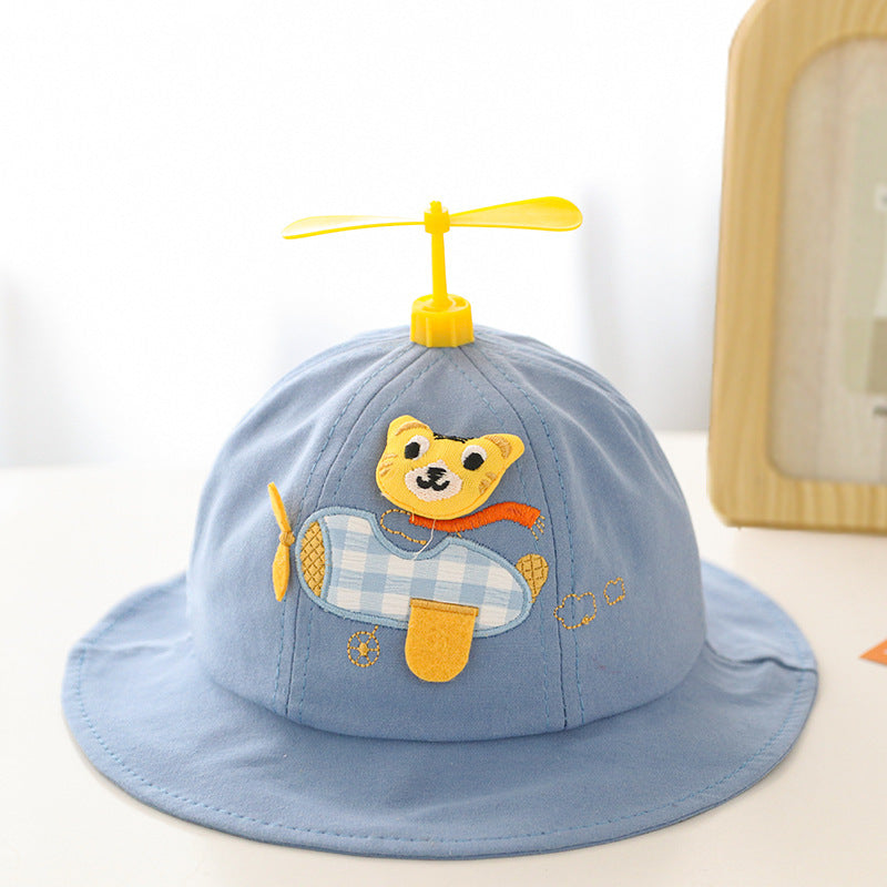 TheCapSpot - Spring Children Cute Bamboo Dragonfly Fisherman Hat
