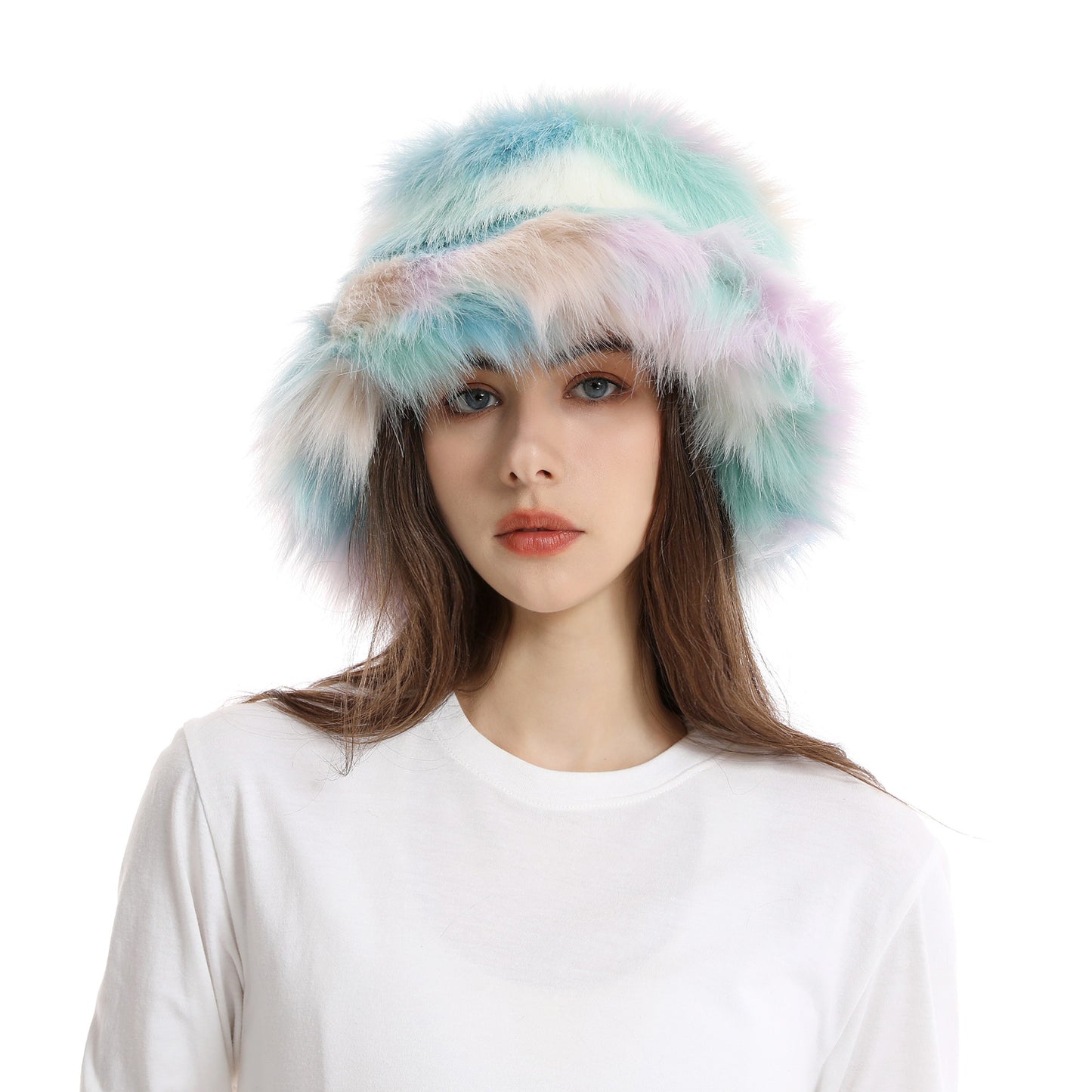 TheCapSpot - Two-Tone Plush Bucket Hat