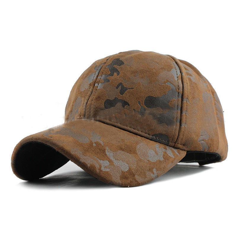 TheCapSpot - Camouflage suede cap