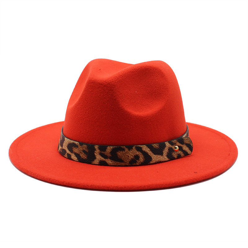 TheCapSpot - Leopard Print Big Brim Hat