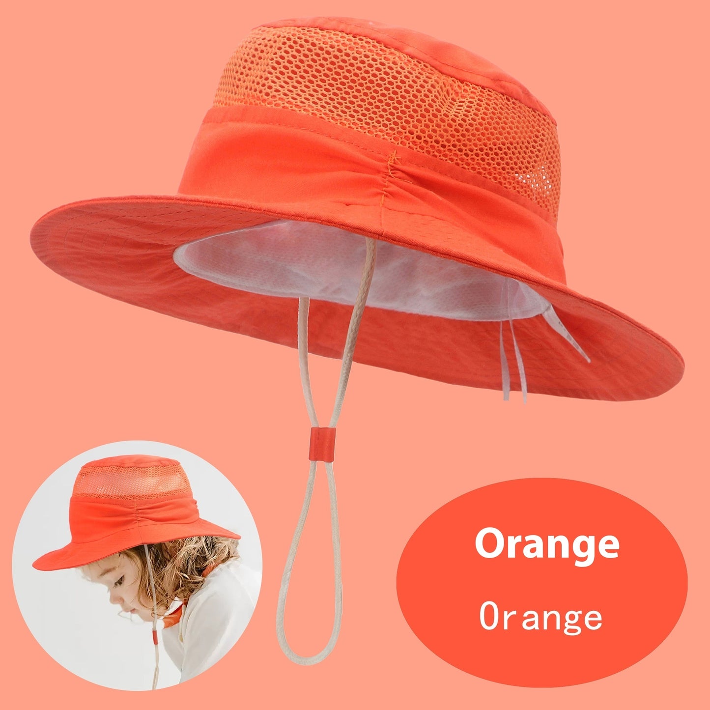 Children's Sun Hat Summer Breathable Mesh Cartoon Dinosaur Printing Outdoor Sunshade