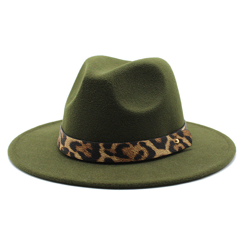 TheCapSpot - Leopard Print Big Brim Hat