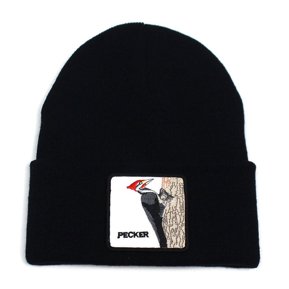 TheCapSpot - Black Knitted Hat Outdoor Curling Warm